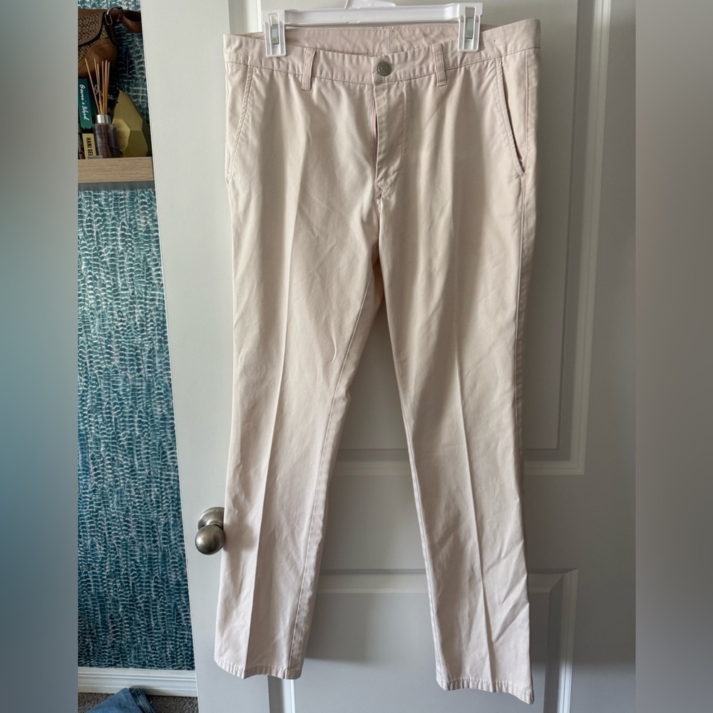 Bonobos washed Chinos light pink cream Straight Leg Jeans